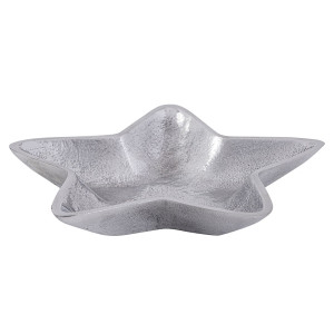 Dekoschalen Stern 12x 2er Set Masterbox Starlight silber Weihnachtsdeko Aluminium