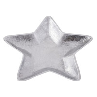 Dekoschalen Stern 12x 2er Set Masterbox Starlight silber Weihnachtsdeko Aluminium