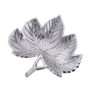 Dekoschale Blatt Masterbox 18-teilig Schale Aluminium Leaf gold o. silber Blattschale