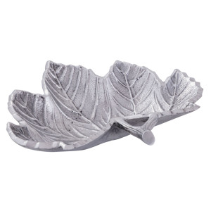 Dekoschale Blatt Masterbox 18-teilig Schale Aluminium Leaf gold o. silber Blattschale
