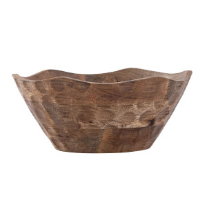 Dekoschale Holzschale ø25 cm H6cm rund Origin schlicht Mangoholz massiv