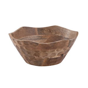 Dekoschale Holzschale ø25 cm H6cm rund Origin schlicht Mangoholz massiv