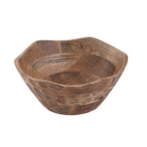 Dekoschale Holzschale ø25 cm H6cm rund Origin schlicht Mangoholz massiv