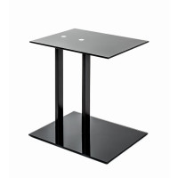 Beistelltisch schwarz 45x35x50cm