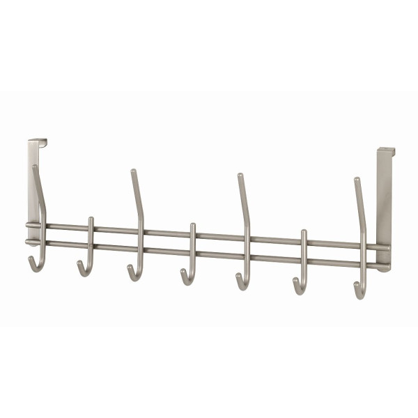 Garderobenleiste Wandgarderobe Hang up schwarz-silber 5 Haken