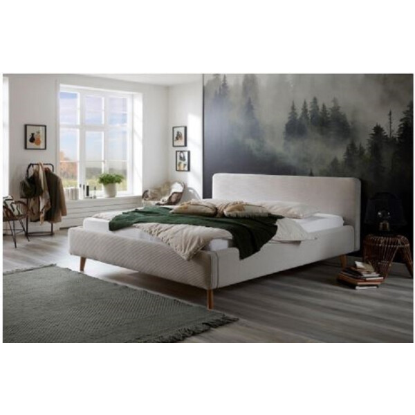 Polsterbett Bett MATTIS Cord Stoffbezug Poso