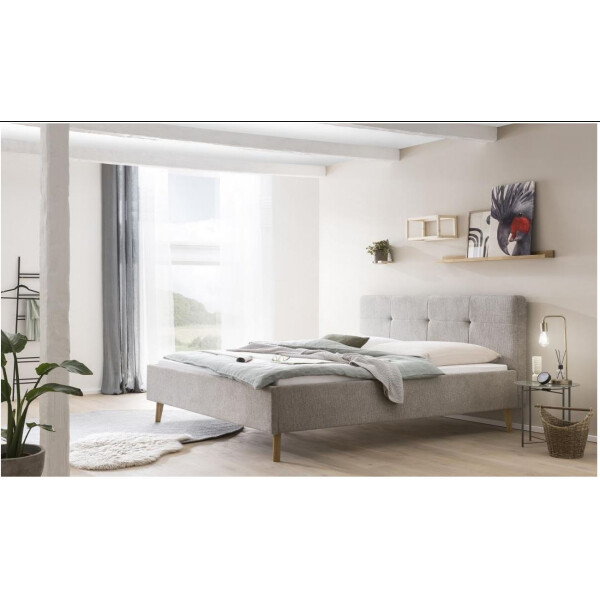 Polsterbett Bett Modell Smart Stoffbezug Glow