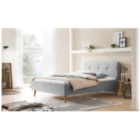 Polsterbett Bett Modell Smart Stoffbezug Glow