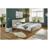 Polsterbett Bett Modell Kreta Farbe taupe