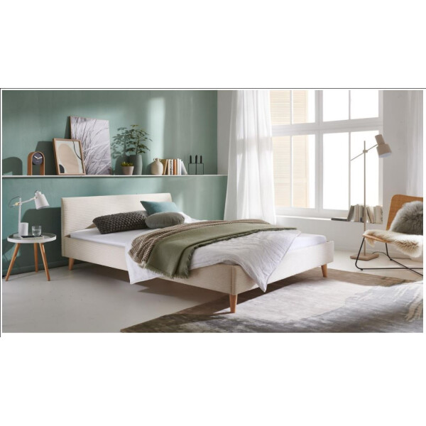 Polsterbett Bett Modell Wicki beige 140x200cm