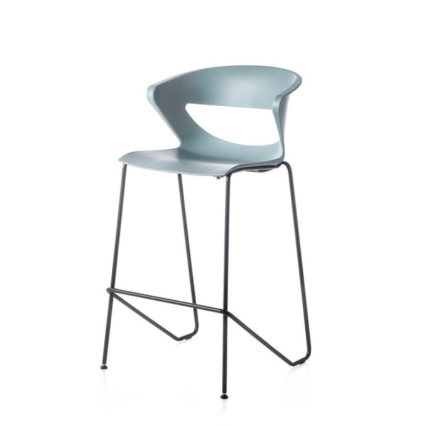 Kastel Design Barhocker Kicca Halbkufengestell