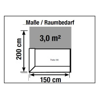 Kerkmann Ecktheke Theke Bari Kompakt (B)1500x(T)950x(H)1080mm