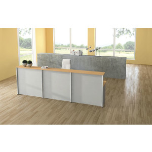 Kerkmann Design-Theke Kompakt-Theke Genua Typ 1 B 348 × T 70 × H 115 cm