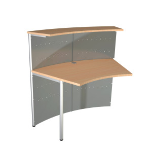 Kerkmann Design-Theke Kompakt-Theke Genua Typ 2 B 236 × T 244,5 × H  72/115 cm