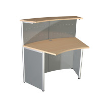 Kerkmann Design-Theke Kompakt-Theke Genua Typ 2 B 236 × T 244,5 × H  72/115 cm