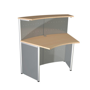 Kerkmann Design-Theke Kompakt-Theke Genua Typ 4 B 244,5 × T 70/80× H  72/115 cm