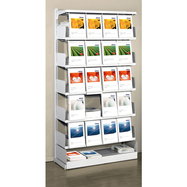 Kerkmann Print Prospektschrank mit 20 Klappen  B100x H 200 x T 30 cm