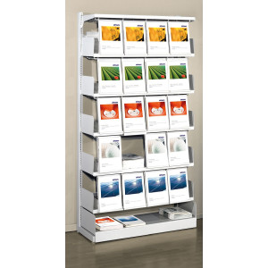 Kerkmann Print Prospektschrank mit 20 Klappen  B100x H 200 x T 30 cm