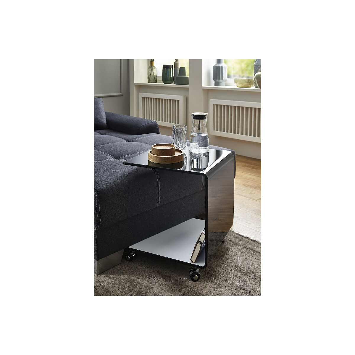 Beistelltisch Couchtisch Glastisch Bento box