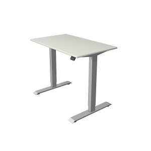 Kerkmann Schreibtisch Sitz-Stehtisch MOVE 1 silber 100x60x74-123cm elektr. höhenverstellbar