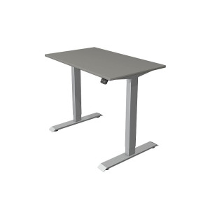 Kerkmann Schreibtisch Sitz-Stehtisch MOVE 1 silber 100x60x74-123cm elektr. höhenverstellbar