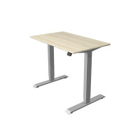 Kerkmann Schreibtisch Sitz-Stehtisch MOVE 1 silber 100x60x74-123cm elektr. höhenverstellbar