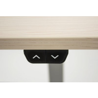 Kerkmann Schreibtisch Sitz-Stehtisch MOVE 1 silber 100x60x74-123cm elektr. höhenverstellbar