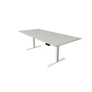 Kerkmann Move 3 Schreibtisch- Stehtisch 2250 x1000 mm elektrisch höhenverstellbar 720 - 1200 cm Mit Memory-Funkton - 4 Höhen speicherbar