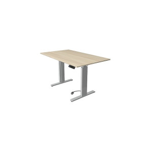 Kerkmann Schreibtisch Sitz-Stehtisch Move 3 silber 140x80x74-120cm elektr. höhenverstellbar