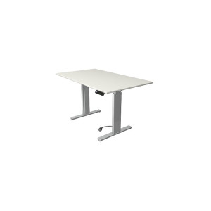Kerkmann Schreibtisch Sitz-Stehtisch Move 3 silber 140x80x74-120cm elektr. höhenverstellbar