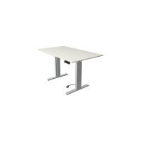 Kerkmann Schreibtisch Sitz-Stehtisch Move 3 silber 140x80x74-120cm elektr. höhenverstellbar