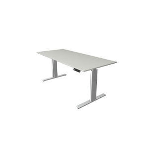 Kerkmann Schreibtisch Sitz-Stehtisch MOVE 3 silber 180x80x74-120cm elektr. höhenverstellbar
