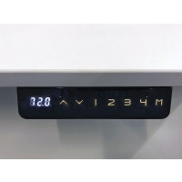 Kerkmann Schreibtisch Sitz-Stehtisch MOVE 3 silber 180x80x74-120cm elektr. höhenverstellbar
