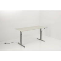 Kerkmann Schreibtisch Sitz-Stehtisch MOVE 3 silber 180x80x74-120cm elektr. höhenverstellbar
