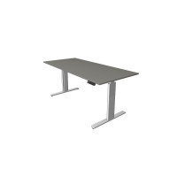 Kerkmann Schreibtisch Sitz-Stehtisch MOVE 3 silber 180x80x74-120cm elektr. höhenverstellbar
