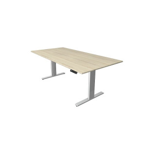 Kerkmann Schreibtisch Sitz-Stehtisch Move 3 silber 200x100x74-120cm elektr. höhenverstellbar