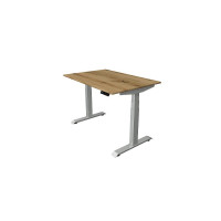 Kerkmann Schreibtisch Sitz-Stehtisch Move 4 silber 120x80x64-129cm elektr. höhenverstellbar