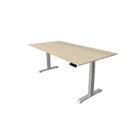 Kerkmann Schreibtisch Sitz-Stehtisch Move 4 silber 200x100x64-129cm elektr. höhenverstellbar