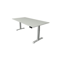 Kerkmann Schreibtisch Sitz-Stehtisch Move 4 silber 200x100x64-129cm elektr. höhenverstellbar