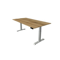 Kerkmann Schreibtisch Sitz-Stehtisch Move 4 silber 200x100x64-129cm elektr. höhenverstellbar