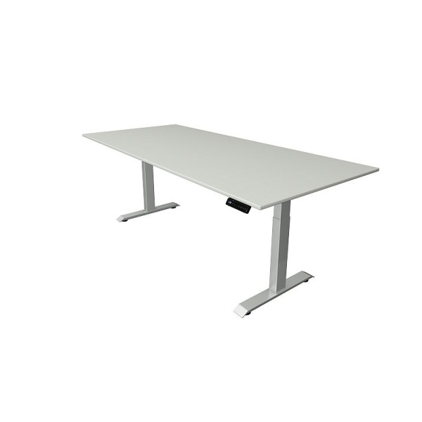 Kerkmann Schreibtisch Sitz-Stehtisch Move 4 silber 225x100x64-129cm elektr. höhenverstellbar