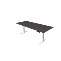Kerkmann Schreibtisch Sitz-Stehtisch Move 4 weiss 250x100x64-129cm elektr. höhenverstellbar
