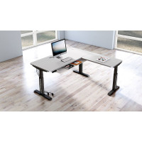 Kerkmann Move Professional anthrazit 10070610 Schreibtisch- Stehtisch 1600 x 800  mm elektrisch höhenverstellbar