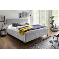 Polsterbett Doppelbett Bett Lizzano mit Stoffbezug Cloud