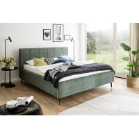 Polsterbett Doppelbett Bett Lizzano mit Stoffbezug Cloud