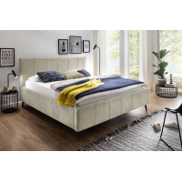 Polsterbett Doppelbett Bett Lizzano mit Stoffbezug Cloud