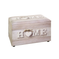 Sitztruhe Kunstleder Home 90 65 x 40 x 42 cm