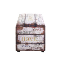 Sitztruhe Kunstleder Home 65 x 40 x 42 cm