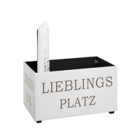 Sitztruhe Kunstleder Lieblingsplatz Motiv 65 x 40 x 42 cm