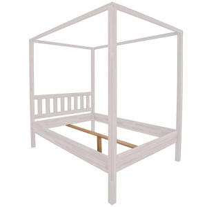 Himmelbett Doppelbett Karoline massiv